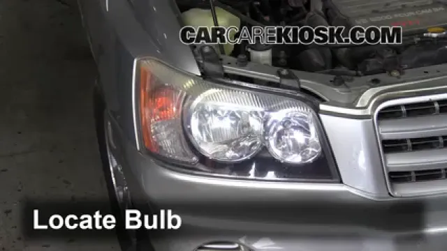 2001 Toyota Highlander 3.0L V6 Luces Luz de estacionamiento (reemplazar foco)